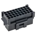 ITT Cannon Trident Female Connector Housing 36 Way 4 Row Snap-in 5.08 mm Pitch Nylon 54.2mm Width TST36RA00 / 192923-6050