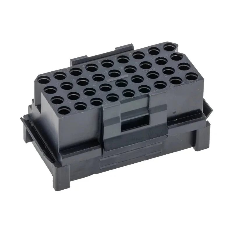ITT Cannon Trident Female Connector Housing 36 Way 4 Row Snap-in 5.08 mm Pitch Nylon 54.2mm Width TST36RA00 / 192923-6050