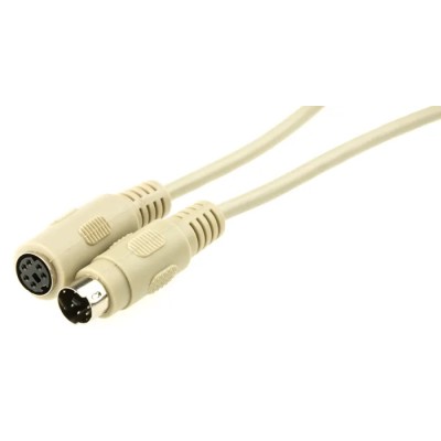 Roline Grey Polyvinyl Chloride PS/2 Cable 10m Length 11.01.5690-25