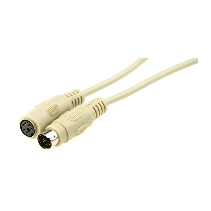 Roline Grey Polyvinyl Chloride PS/2 Cable 10m Length 11.01.5690-25