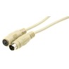 Roline Grey Polyvinyl Chloride PS/2 Cable 10m Length 11.01.5690-25