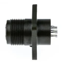 Amphenol Industrial MS Spec Circular Connector 3 Way Box Mount Female, Copper Alloy, Aluminium Shell MS3102A