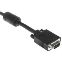 Roline Male VGA to Male VGA Cable 10 m, Polyvinyl Chloride Jacket, Black, Series 11, RoHS Compliant 11.04.5260-5
