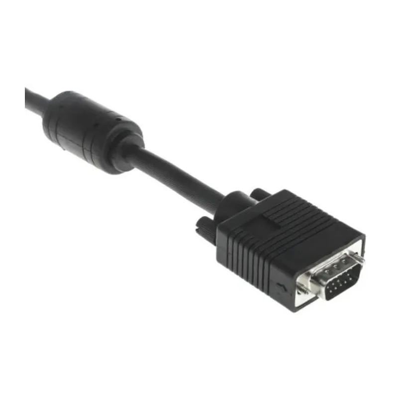 Roline Male VGA to Male VGA Cable 10 m, Polyvinyl Chloride Jacket, Black, Series 11, RoHS Compliant 11.04.5260-5