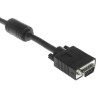 Roline Male VGA to Male VGA Cable 10 m, Polyvinyl Chloride Jacket, Black, Series 11, RoHS Compliant 11.04.5260-5