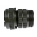 Amphenol Industrial MIL Spec Circular Connector Copper Alloy Straight 24 Way Cable Male Contacts, Silver Plating MS3106A