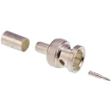 TE Connectivity BNC Series Coaxial Connector Cable Male BNC 75 Ω Straight Body Crimp 1-1337429-0