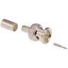 TE Connectivity BNC Series Coaxial Connector Cable Male BNC 75 Ω Straight Body Crimp 1-1337429-0