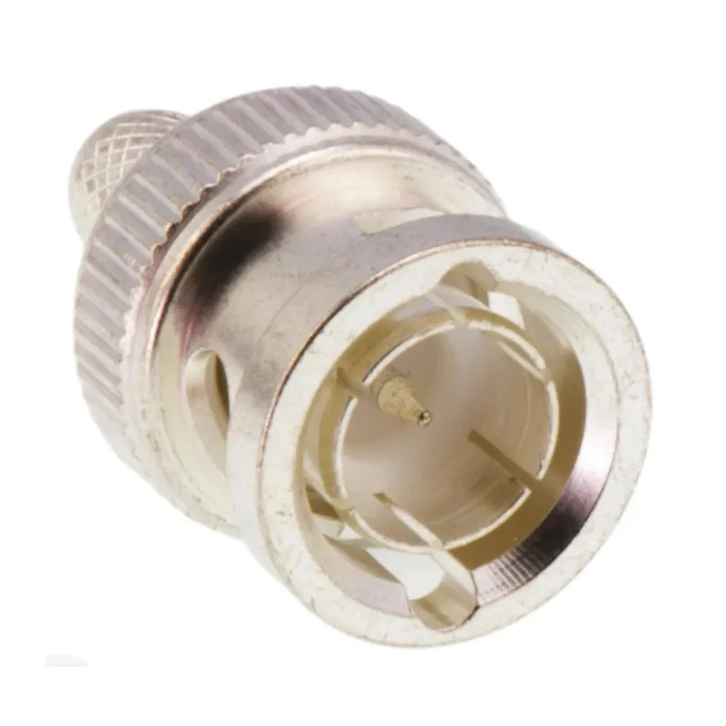 TE Connectivity BNC Series Coaxial Connector Cable Male BNC 75 Ω Straight Body Crimp 1-1337429-0