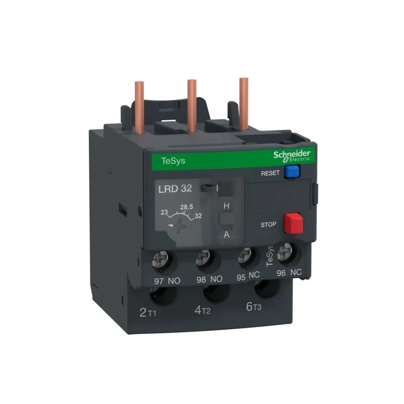 Schneider Electric Thermal Overload Relay 1 NO/1 NC, 23A to 32A F.L.C, 32A Contact Rating, 690V AC, 3-Pole LRD32