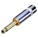 Re-An Products 6.35 mm Mono Jack Connector Cable Male 1 Way 3A 50V NYS224G