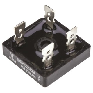 Vishay Bridge Rectifier, 1200 V Peak Reverse Repetitive Voltage, 420 A Peak Non-Repetitive Forward Surge VS-GBPC2512A