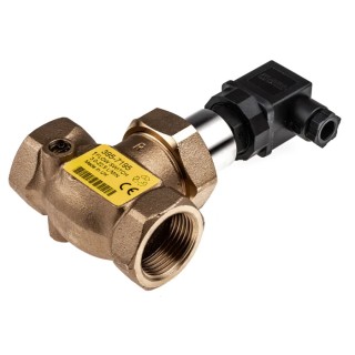 Gems Sensors Shuttle Flow Sensor for Liquid 3L/min Min, 22.5L/min Max, Bronze Housing, IP65 Rated, 250V, 27bar Max 020-3489