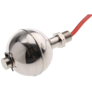 Gems Sensors Horizontal, Vertical Float Switch, 1 m Cable, Relay Output, Stainless Steel Housing, 220 V AC Max, 200 010-3457