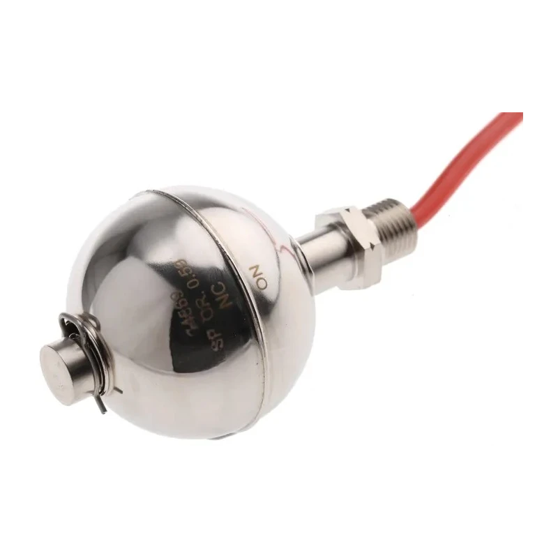 Gems Sensors Horizontal, Vertical Float Switch, 1 m Cable, Relay Output, Stainless Steel Housing, 220 V AC Max, 200 010-3457