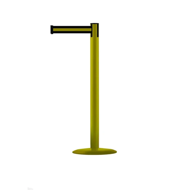 Tensator 2.3 m Steel Safety Barrier Black Yellow 889U-35-S4
