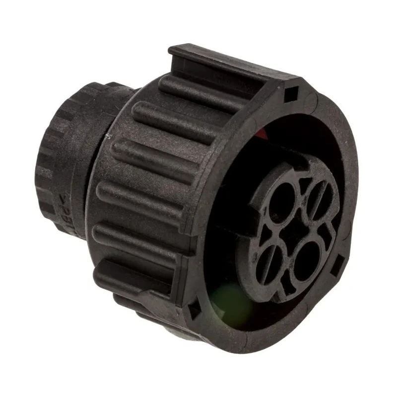 TE Connectivity DIN 2 Pole Straight Standard DIN Socket, Cable Female, DIN 72585, 30A, IP67/IP69, Keyed 1-967325-3