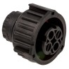 TE Connectivity DIN 2 Pole Straight Standard DIN Socket, Cable Female, DIN 72585, 30A, IP67/IP69, Keyed 1-967325-3