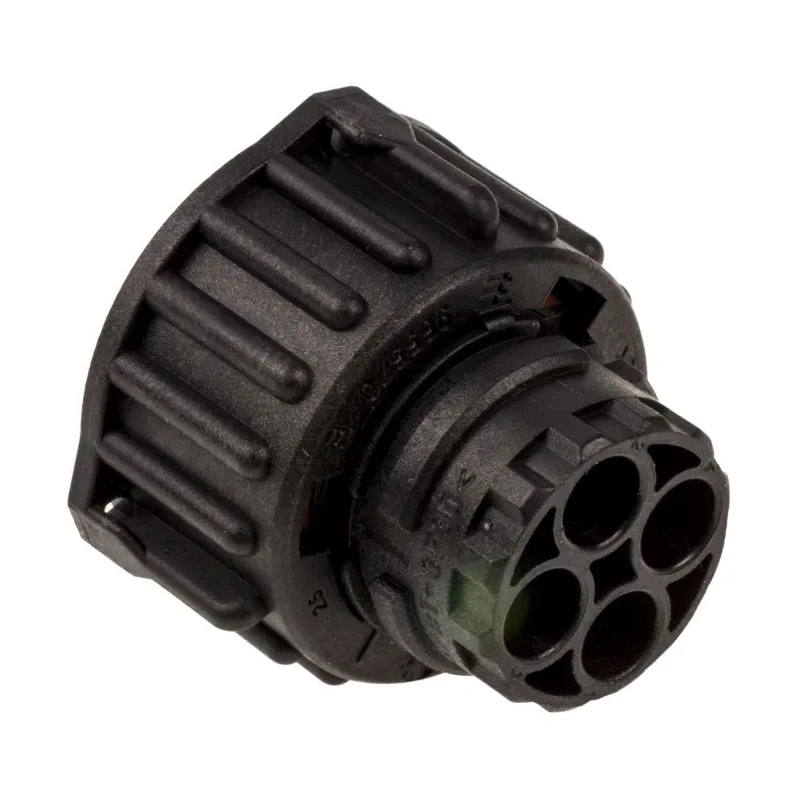 TE Connectivity DIN 2 Pole Straight Standard DIN Socket, Cable Female, DIN 72585, 30A, IP67/IP69, Keyed 1-967325-3