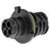TE Connectivity DIN 3 Pole Straight Standard DIN Plug, DIN 72585, 30A, IP69 IP67, Keyed, Panel Mount Male 1-967402-2