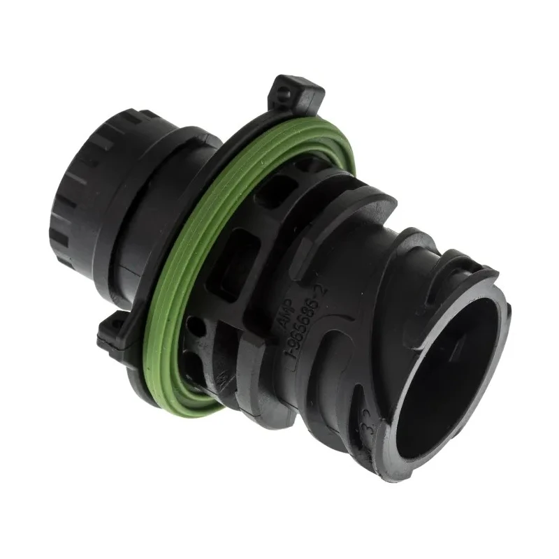 TE Connectivity DIN 3 Pole Straight Standard DIN Plug, DIN 72585, 30A, IP69 IP67, Keyed, Panel Mount Male 1-967402-2