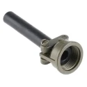 Amphenol Industrial Cable Clamp Shell Size 14 Die Cast Zinc Housing Olive Drab 21.59mm Length 97-3057-1007-1
