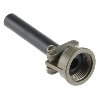 Amphenol Industrial Cable Clamp Shell Size 14 Die Cast Zinc Housing Olive Drab 21.59mm Length 97-3057-1007-1
