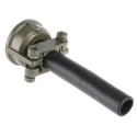 Amphenol Industrial Cable Clamp Shell Size 14 Die Cast Zinc Housing Olive Drab 21.59mm Length 97-3057-1007-1