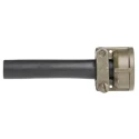 Amphenol Industrial Cable Clamp Shell Size 14 Die Cast Zinc Housing Olive Drab 21.59mm Length 97-3057-1007-1
