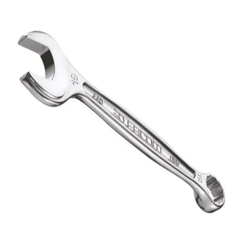 Facom Combination Spanner 25 mm, Satin Chrome Finish, 274mm Overall Length 440.25