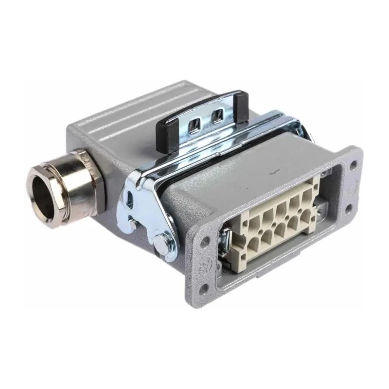 EPIC Heavy Duty Power Connector 10 Way 10A 440V Kit with Inserts x 2, Gland, Base H-A Series 10440100+10441100+10442000+194