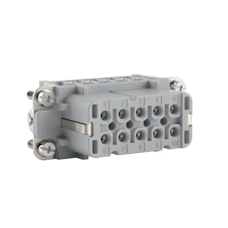EPIC Heavy Duty Power Connector 10 Way 10A 440V Kit with Inserts x 2, Gland, Base H-A Series 10440100+10441100+10442000+194