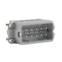 EPIC Heavy Duty Power Connector 10 Way 10A 440V Kit with Inserts x 2, Gland, Base H-A Series 10440100+10441100+10442000+194