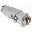 EPIC Heavy Duty Power Connector Kit 4 Way, 10A, 250V, H-A Series, Gland, Base, Inserts x 2 10422000+10431000+10432000+194