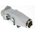 EPIC Heavy Duty Power Connector Kit 4 Way, 10A, 250V, H-A Series, Gland, Base, Inserts x 2 10422000+10431000+10432000+194