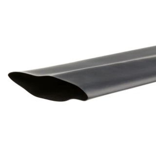 TE Connectivity Black Polyolefin Heat Shrink Tubing 76 mm Sleeve Diameter x 1.2m Length 2:1 Shrink Ratio RNF-100-3-0-STK