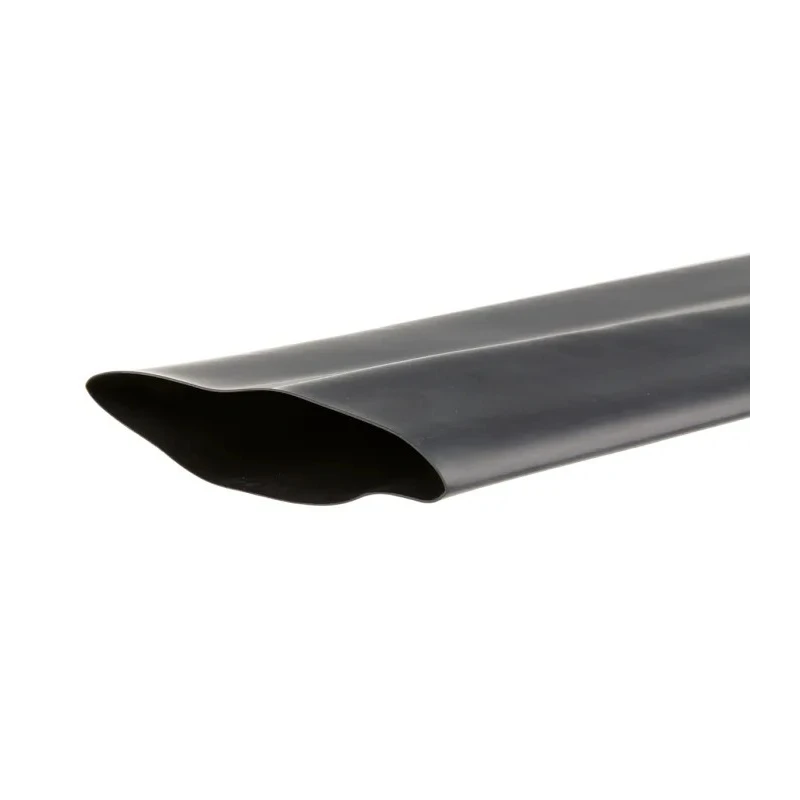 TE Connectivity Black Polyolefin Heat Shrink Tubing 76 mm Sleeve Diameter x 1.2m Length 2:1 Shrink Ratio RNF-100-3-0-STK