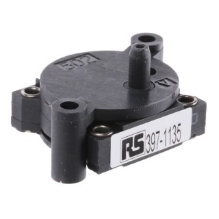 Herga Pressure Sensor SPST-NO Differential 0.025 bar to 0.12 bar 250V AC 20mA 6101-0005
