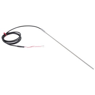 RS PRO PT100 RTD Sensor 3 mm Dia, 250 mm Long, 4 Wire, Class B Accuracy, Stainless Steel Probe PT100