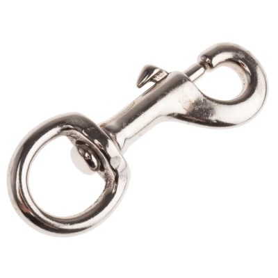 RS PRO Nickel Plated Steel Swivel Spring Hook 19 mm Load Capacity 280 kg 397-5036