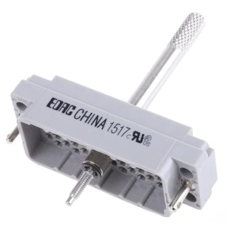 EDAC Heavy Duty Power Connector 56 Way Straight D-Sub Connector Male 8.5A 2000Vrms 516-056-000-301