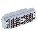 EDAC 56 Way Straight Female D-Sub Connector Crimp Termination Phosphor Bronze Gold Plated 516-056-000-402