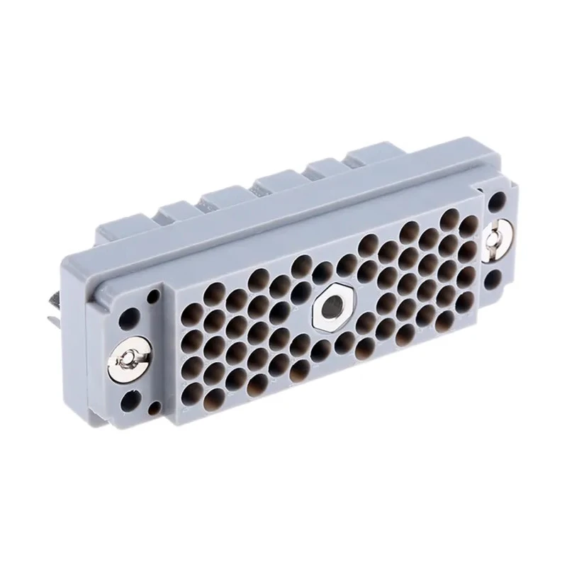 EDAC 56 Way Straight Female D-Sub Connector Crimp Termination Phosphor Bronze Gold Plated 516-056-000-402