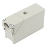 EDAC 516 Cover for Use with 516 Series Rack & Panel Connectors Die Cast Zinc Metal Grey 516-230-556