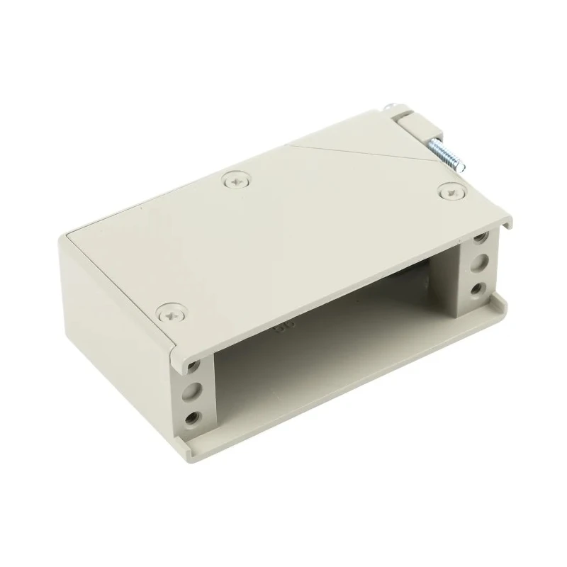 EDAC 516 Cover for Use with 516 Series Rack & Panel Connectors Die Cast Zinc Metal Grey 516-230-556