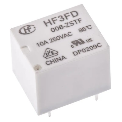 RS PRO PCB Power Relay 6V dc Coil 10A Switching Current SPDT 476-573