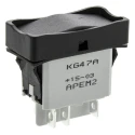 APEM DPDT On-Off-On (On)-Off-(On) Thermoplastic Panel Mount Rocker Switch KG472A2XXA21XX