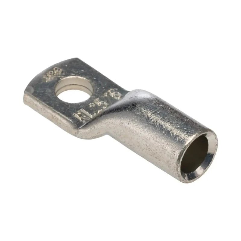 Klauke Tubular Cable Lugs Copper Non-insulated M6 Stud Size 4, 7mm Inner Ring Diameter, 14mm Outer Ring Diameter, 37.5mm 4R6