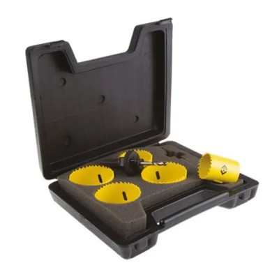 CK High-Speed Steel (HSS) Drill Bit 68 mm Diameter for Hardwood Floors, Nail Embedded Wood, Stainless Steel, Steel 424044