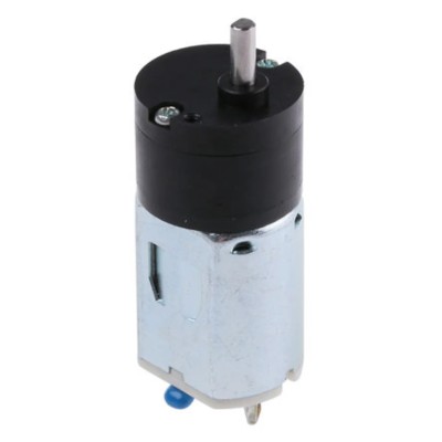 Trident Engineering Geared DC Motor 12V DC, 60mNm Torque, 60rpm Speed, 3mm Shaft Diameter 20G-12-150